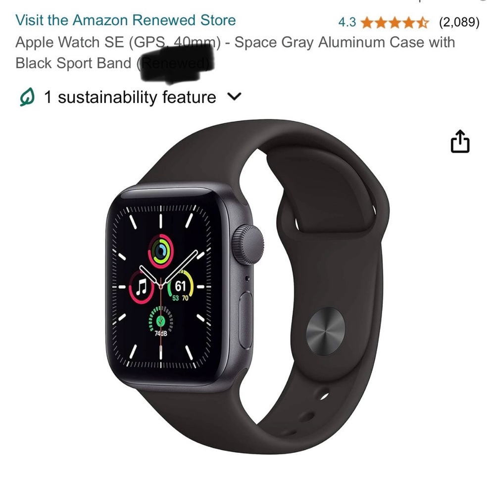 Brand new apple SE 40 MM - Picture 7 of 8